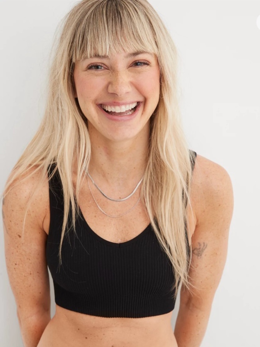 AERIE 🖤 REAL GOOD Voop Seamless Ribbed Bralette